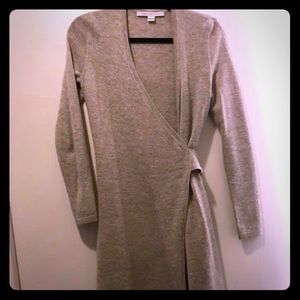 Diane von Furstenberg Linda cashmere wrap dress
